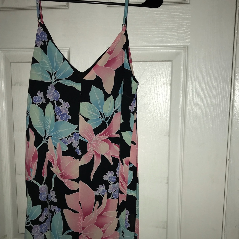 flower printed dress